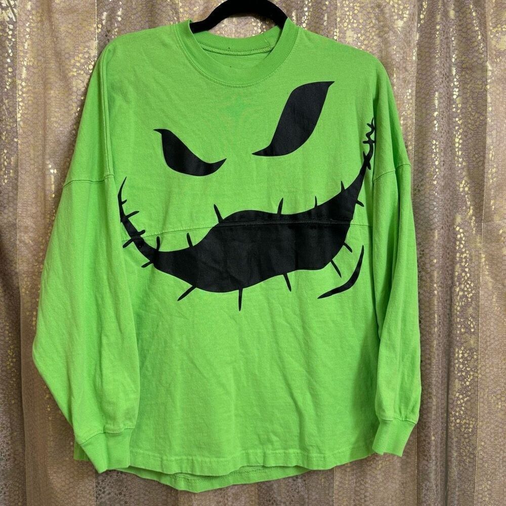 Disneyland Resort 2020 Oogie Boogie Lime Green Black Spirit Jersey Shirt XS